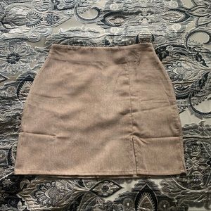 SHEIN Tan Skirt